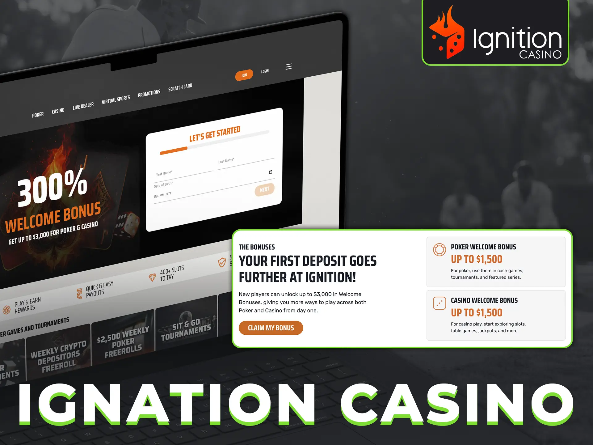Play and win at Ignition Casino.